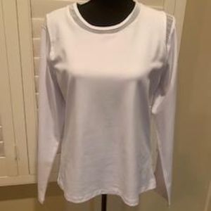 TAIL ACTIVEWEAR WHITE LONG SLEEVE TOP